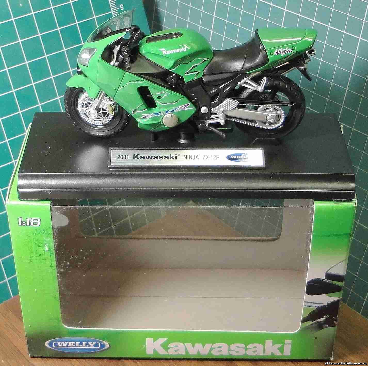 Kawasaki ZX 12 R Ninja 2001 Welly 
